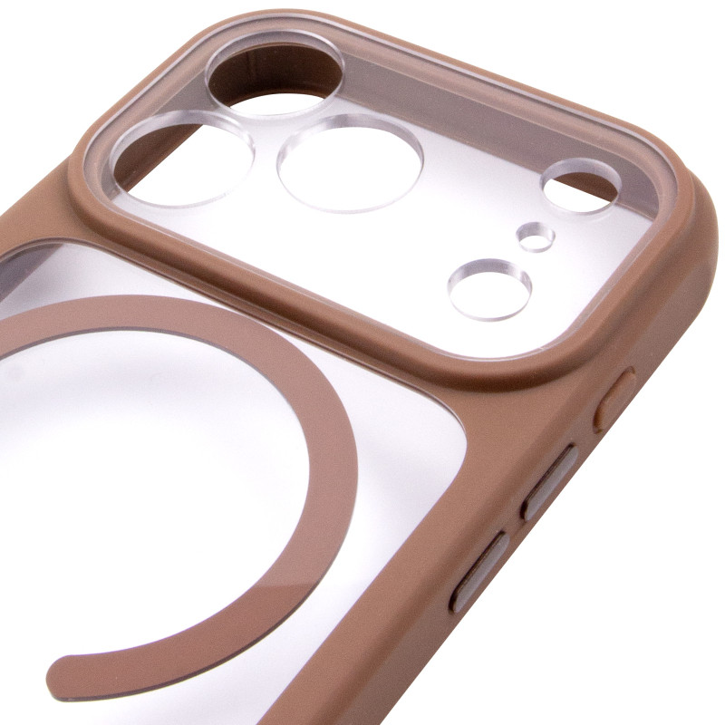 Чехол TPU+PC GETMAN Moon Clear with MagSafe для Apple iPhone 17 Pro Max (6.9") Херсон - зображення 5