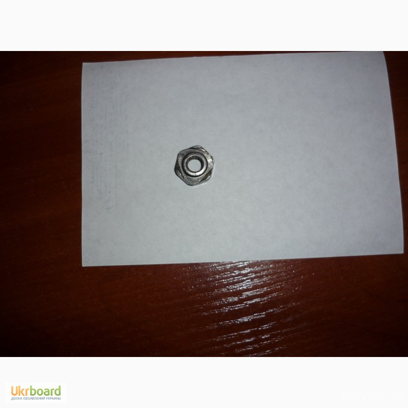 Гайка приварная, М8*17мм. под 17 ключ, высота 5мм.автомобильная Харків - зображення 1