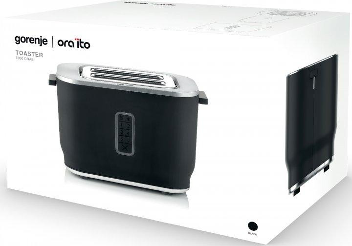 Тостер Gorenje T-800-ORAB 800 Вт черный Київ - зображення 3