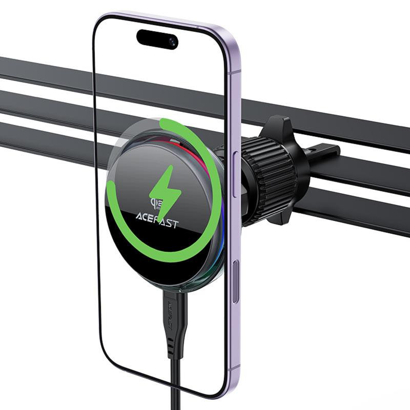 Автодержатель с БЗУ Acefast D61 Magnetic Wireless Charging 15W Херсон - зображення 3