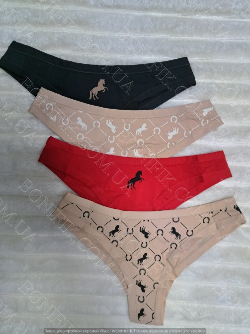 Женские трусы-бразилианы с рисунком ТМ "Obrana" (арт. 200-20/2) Кривий Ріг - зображення 5