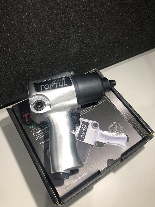 Гайковерт для автосервиса пневматический 1/2" 814N/m 8000об/мин TOPTUL KAAA1660B Харків - зображення 5