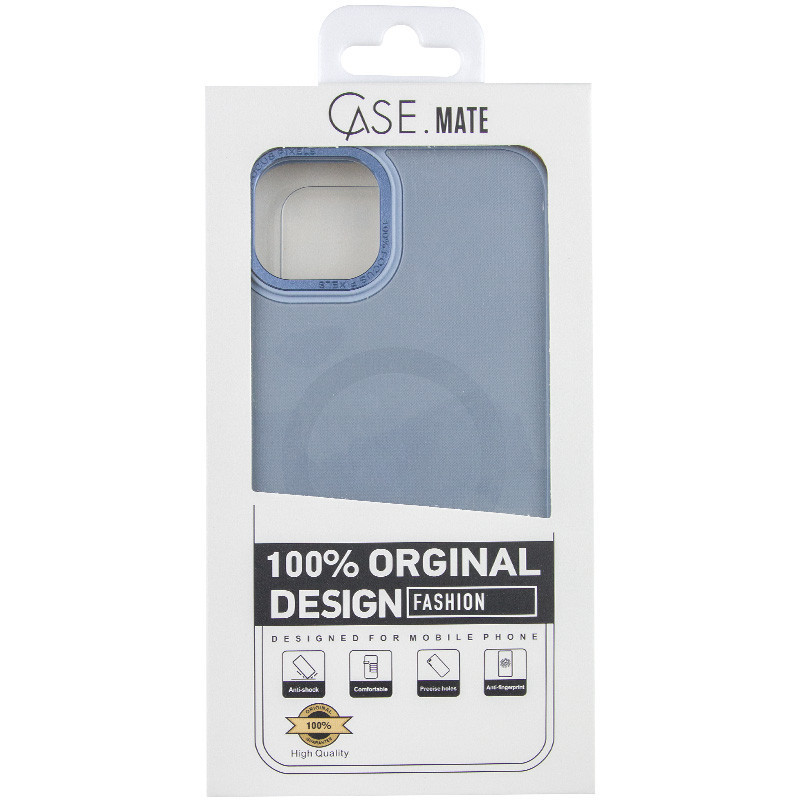 Чехол TPU+Glass Sapphire Midnight Open Camera with MagSafe для Apple iPhone 15 Plus (6.7") Херсон - зображення 12