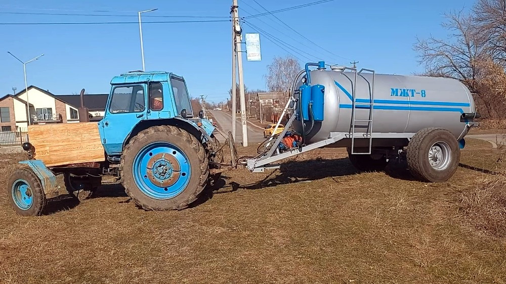 Бочка для навозу МЖТ-8 (8м3) вакумна з розкидачем Белая Церковь - изображение 2