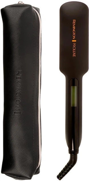 Выпрямитель для волос Remington PROluxe Midnight Wide Plate Straightener S9150B черный Київ - зображення 4