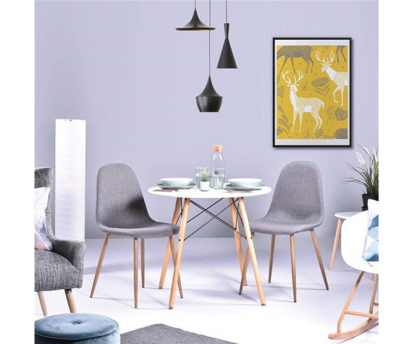 Стіл Тауер Вуд круглий д. 60 см білий Дніпро - зображення 2