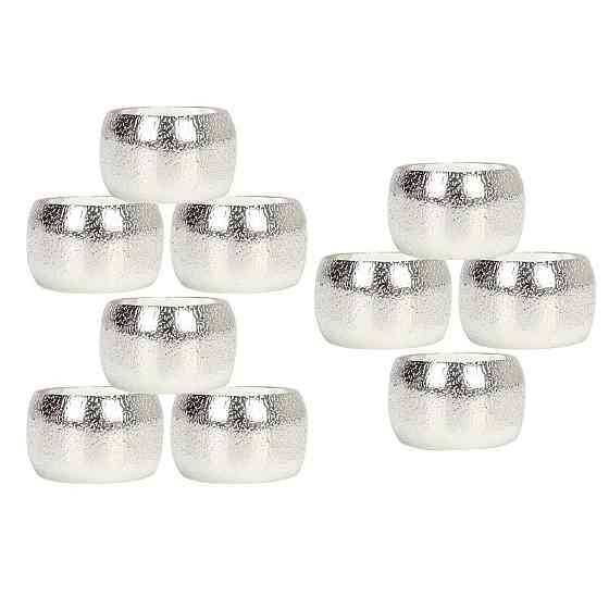 Набор колец для салфеток Leeseph Silver 6 шт Mv078 Одеса