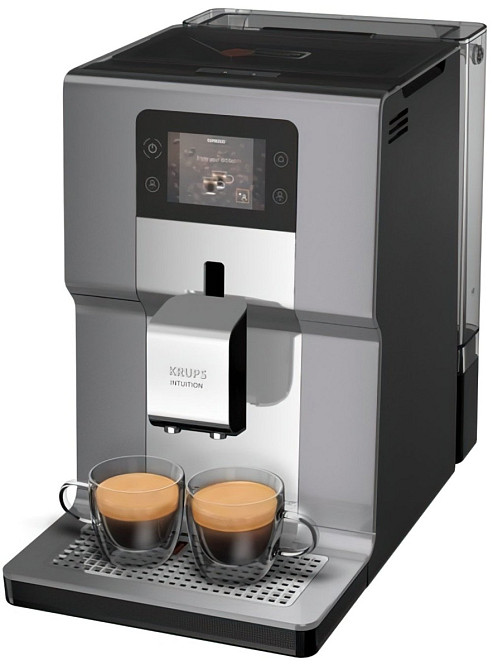 Кофемашина Krups Intuition PreferenСe EA875E10 15 бар серебристая Київ - зображення 1