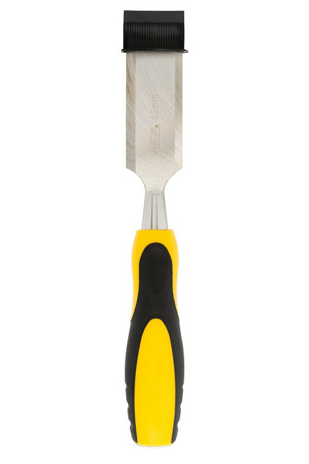 Стамеска ударная MASTERTOOL CrV 32 мм с двухкомпонентной ручкой 14-1532 Харків - зображення 5