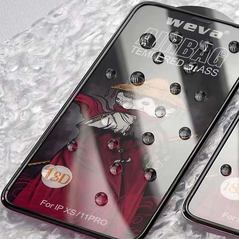 Защитное 2.5D стекло Weva AirBag (тех.пак) для Apple iPhone 11 Pro / X / XS (5.8") Херсон - изображение 5