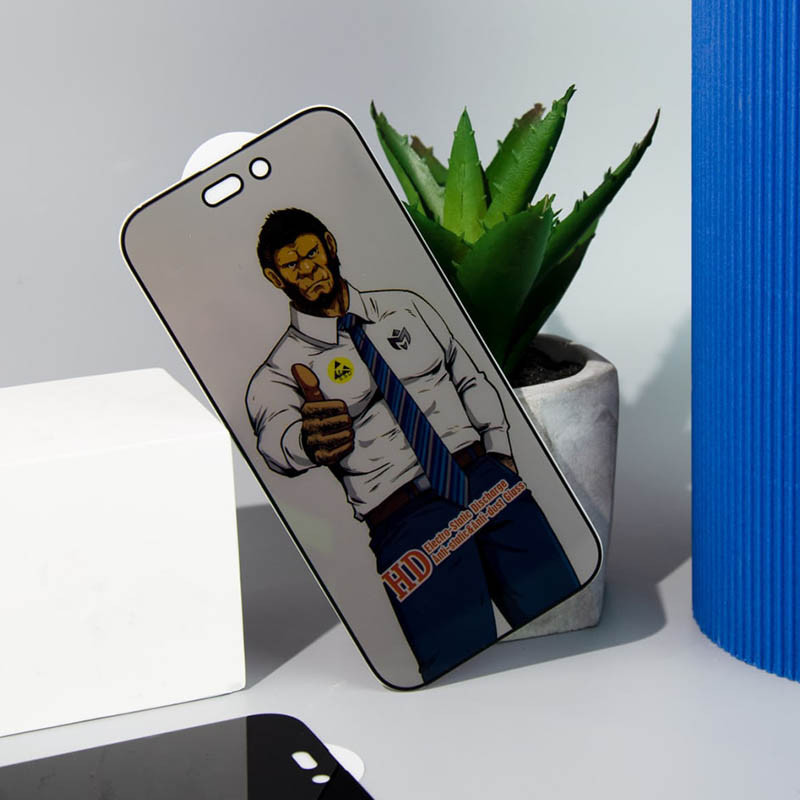 Защитное стекло Privacy 5D Anti-Static (тех.пак) для Apple iPhone 14 Pro (6.1") Херсон - зображення 8