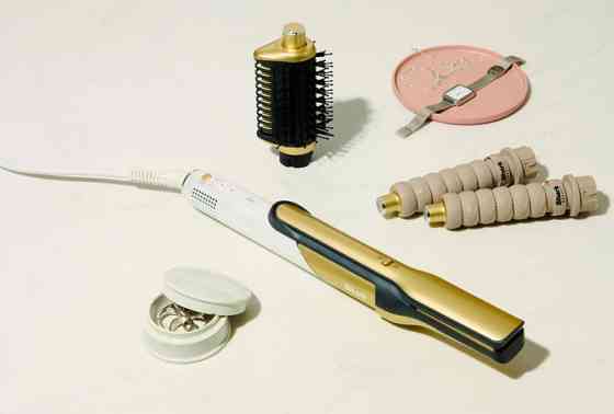 Стайлер для волос Shark Glam Sleek Straight Waves & Curls Multi-styler HD6051SEU 1500 Вт золотистый Київ