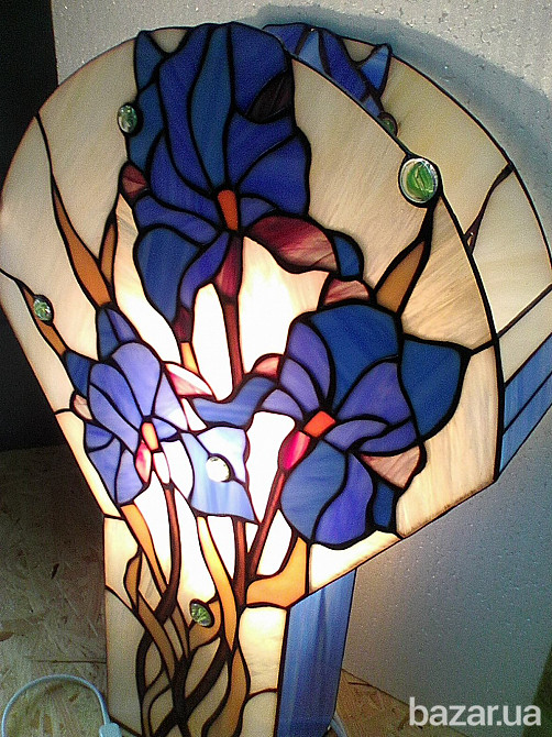 Светильник Тиффани. Ирисы. Дніпро - зображення 1