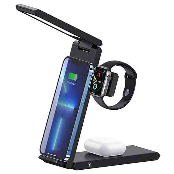 БЗУ Usams US-CD181 15W 3in1 with Table Lamp Херсон