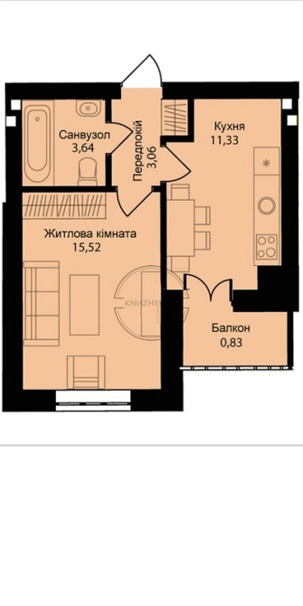 ЖК M#252;ller Haus. 1 к.кв Петропавловская Юорщаговка. Код Объекта: № 21127596 Київ - зображення 4