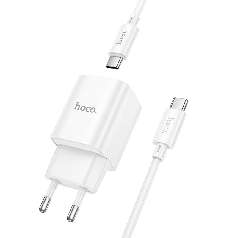СЗУ Hoco C149A Charm PD30W+QC3.0 (1USB-A/1C) + кабель Type-C to Type-C Херсон - изображение 3