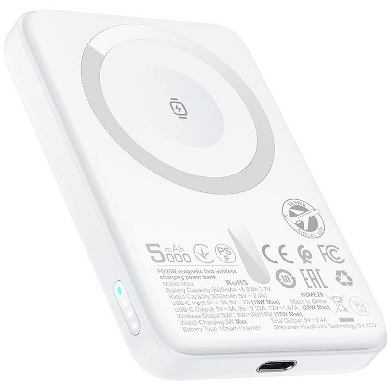 Портативное ЗУ Power Bank Acefast M25 20W с БЗУ+iWatch 5000 mAh Херсон - зображення 5