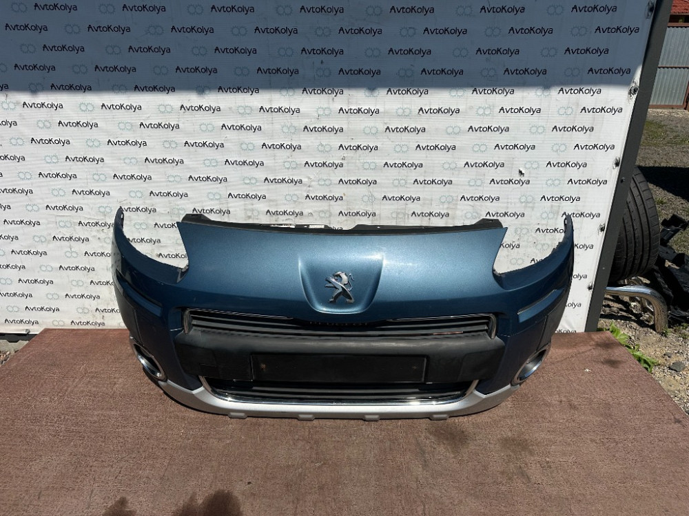 Бампер передний в сборе Peugeot Partner 2008-2015 (9682966577) пасс. Ковель - зображення 1