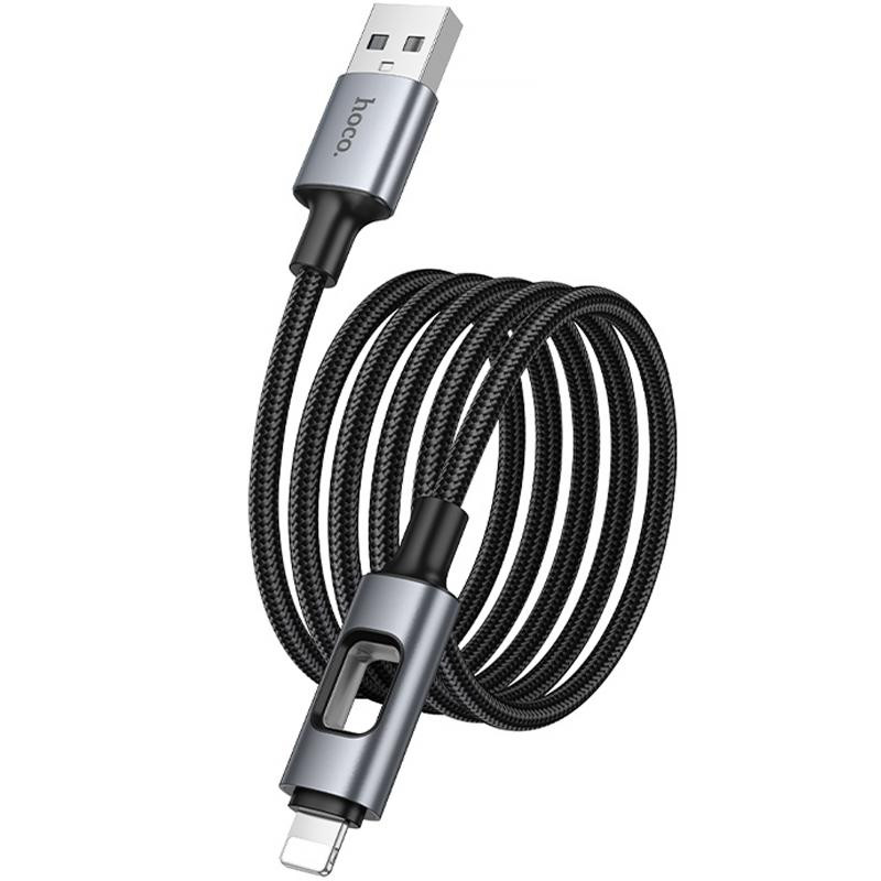 Дата кабель Hoco U144 New USB to Lightning 2.4A (1.2m) Херсон - изображение 5