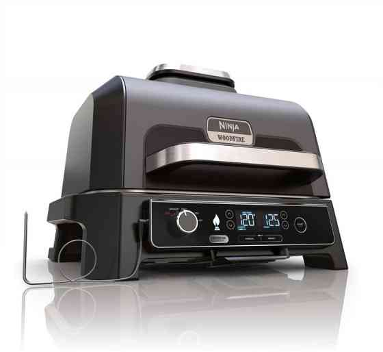 Гриль-барбекю электрический и коптильня Ninja Woodfire Pro XL OG850EU 1700 Вт черный Киев