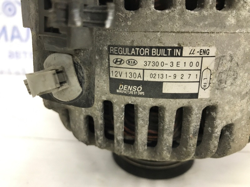 Генератор Hyundai Santa fe 2005-2012 373003E100 (Арт. 52412) Київ - зображення 6