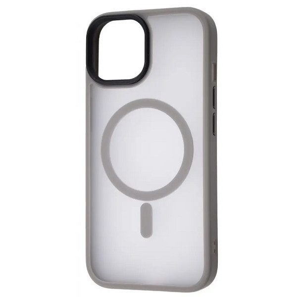 Чохол WAVE Matte Insane with Magnetic Ring для iPhone 15 Pro Gray Харьков - изображение 1