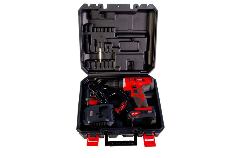 Дрель-шуруповерт аккумуляторная MPT 14.4 V Li-ion 1.3 Ач 2 скорости 0-400/1450 об/мин 10 мм 2 АКБ ке Харків - зображення 7