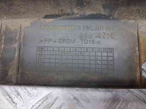 Накладка порога внешняя правая Chevrolet Captiva C100 2.4 БЕНЗИН Z24SED 2006 задн. (б/у) Київ