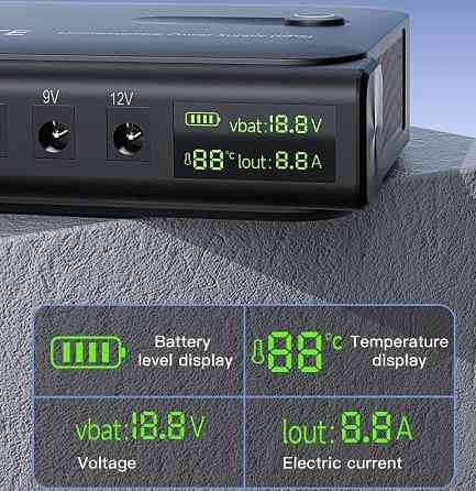 DC-UPS 36Вт DC1036L Джерело безперебійного живлення 5В 9В 12В 24В для роутера, ONU, комутатора та ін Київ