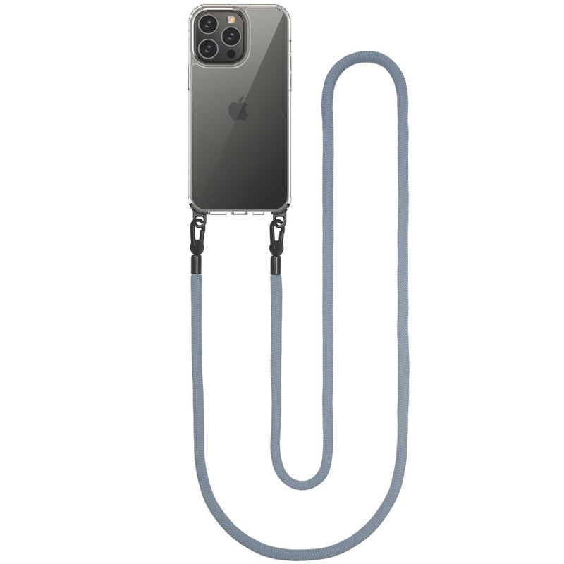 Чехол TPU Transparent with Straps для Apple iPhone 13 Pro (6.1") Херсон - изображение 3