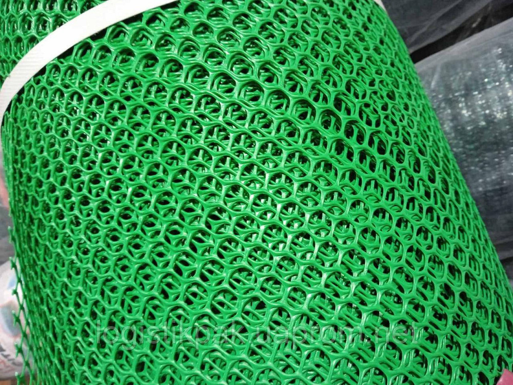 Сетка пластиковая 6*8мм 0,8м*30м садовая зелёная Сота Харків - зображення 4