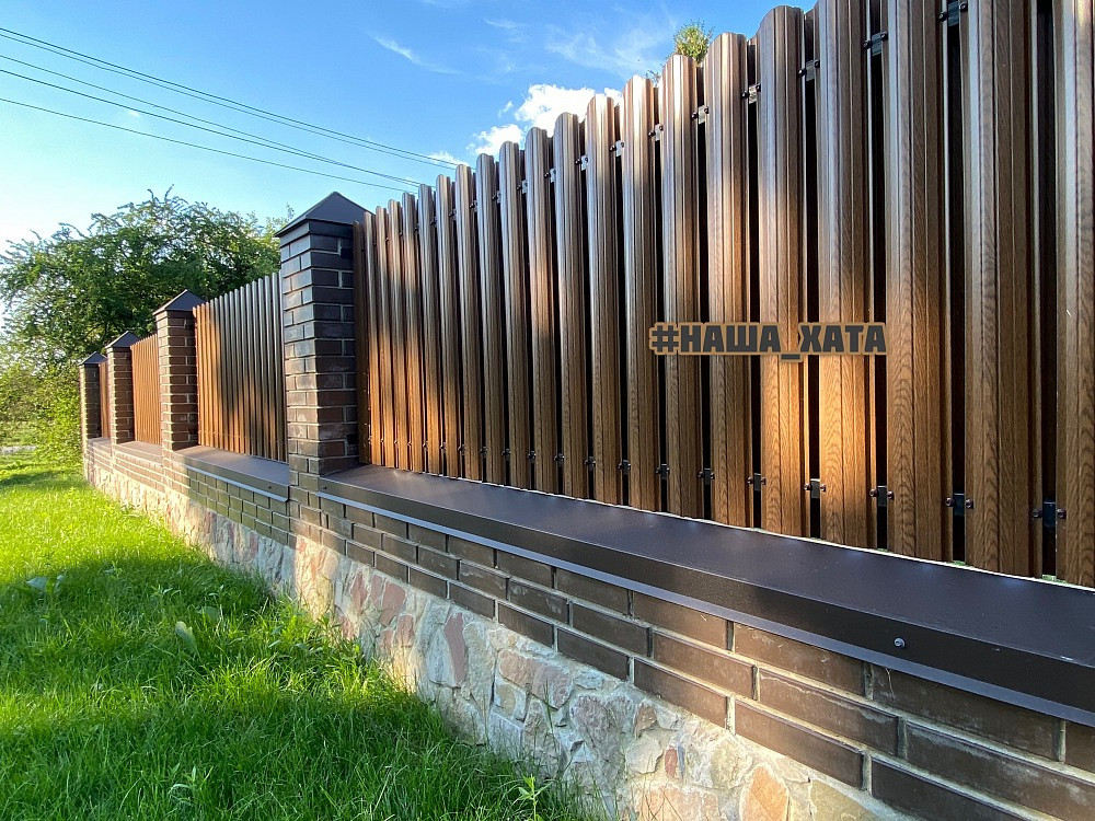 Штахетник металевий, металеві штахети від виробника Ровно - изображение 5