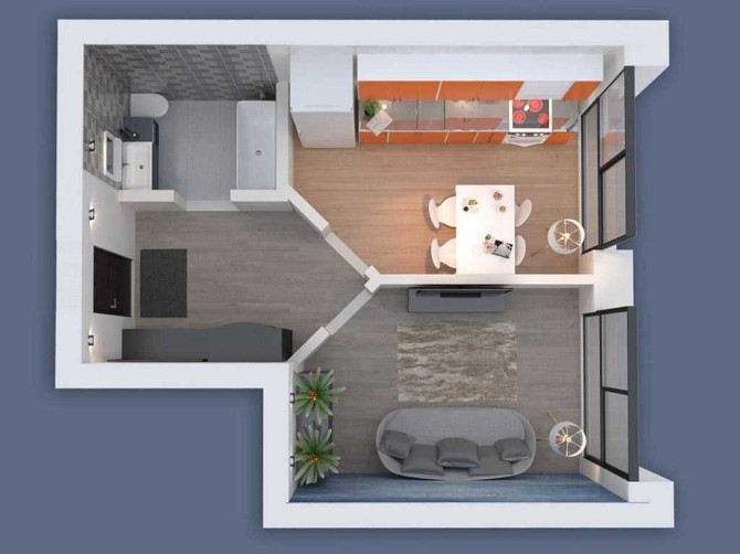 продажа 1-к квартира Днепр, Индустриальный, 34000 $ Дніпро - зображення 9