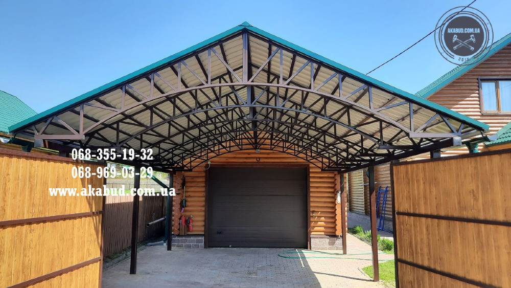 Навесы для авто и современные гаражи под ключ в Кривом Роге Кривий Ріг - зображення 2