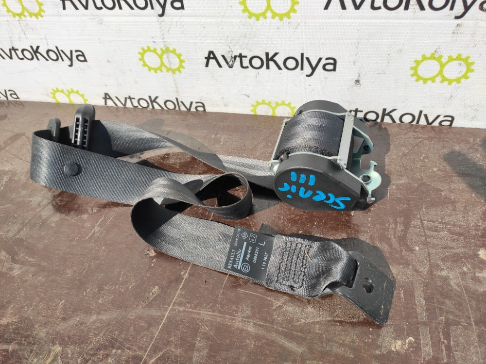 Ремень безопасности задний левый Renault Scenic III 2009-2016 (888410017R) Ковель - зображення 1