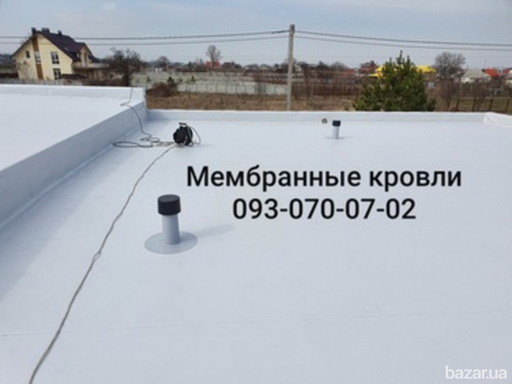 Кровля ПВХ мембраной в Киеве Київ - зображення 1