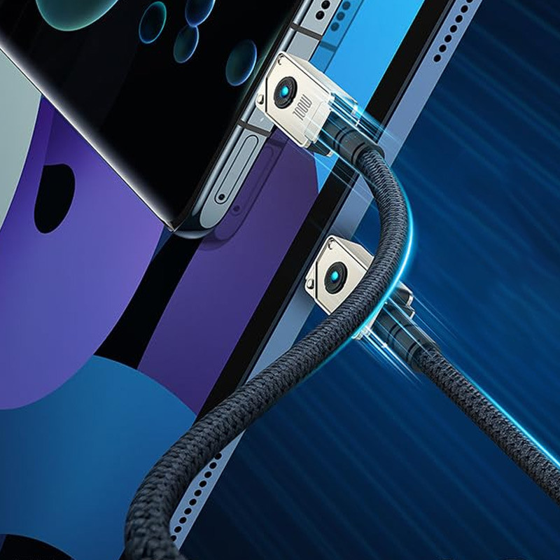 Дата кабель Baseus Unbreakable Series Fast Charging Type-C to Type-C 100W 1m (P10355800111-0) Херсон - изображение 3