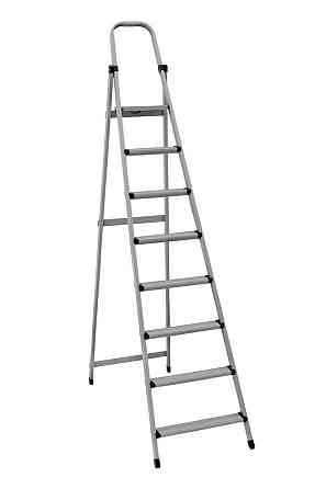 Лестница металлическая MASTERTOOL "МАСТЕР" 8 ступеней h 1690 мм max 150 кг 79-1058 Харків