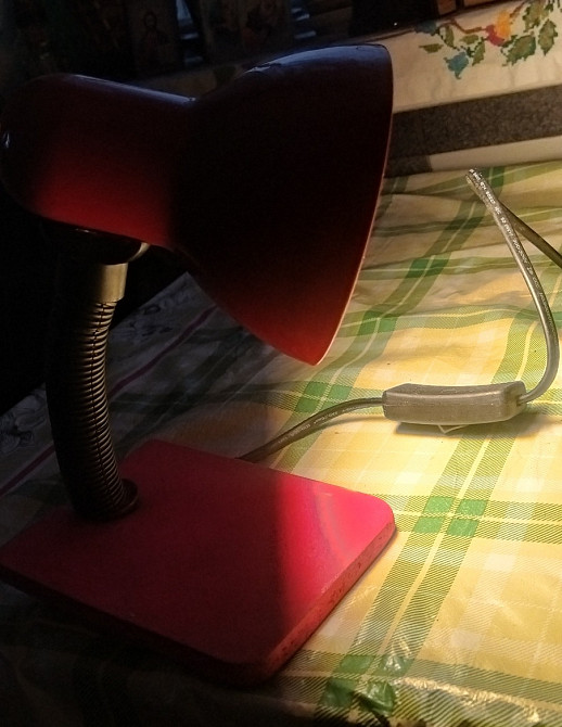 Портативна настільна лампа для читання червоного кольору+бонус Львів - зображення 5