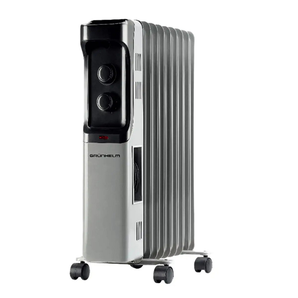 Обогреватель масляный Grunhelm GR-0920N 2000 Вт белый Киев - изображение 1