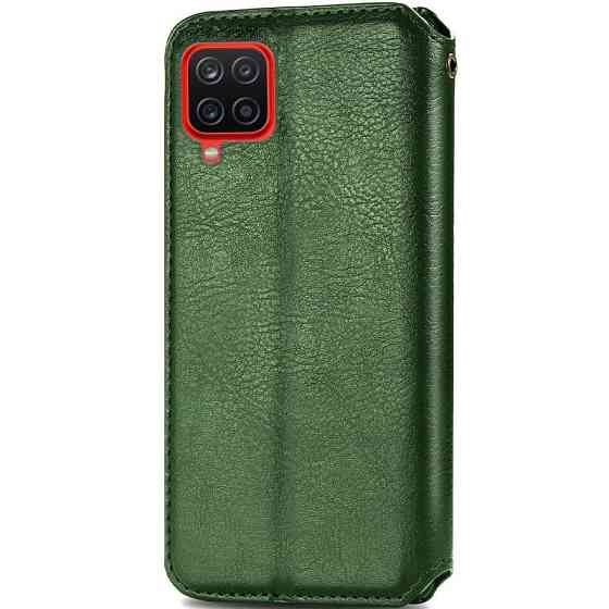 Кожаный чехол-книжка GETMAN Cubic (PU) для Samsung Galaxy A12 / M12 Херсон