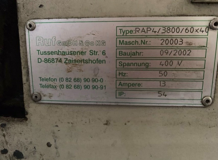 Гідравлічний прес RUF 440 для брикетів 450 кг.год. Німеччина. Оригінал Б.У. Полтава - зображення 3