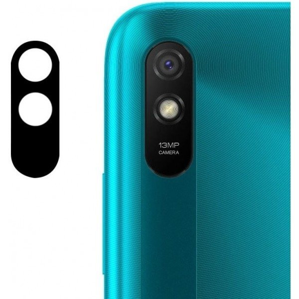 Гнучке ультратонке захисне скло на камеру для Xiaomi Redmi 9A Black (Код товару:14663) Харків - зображення 2