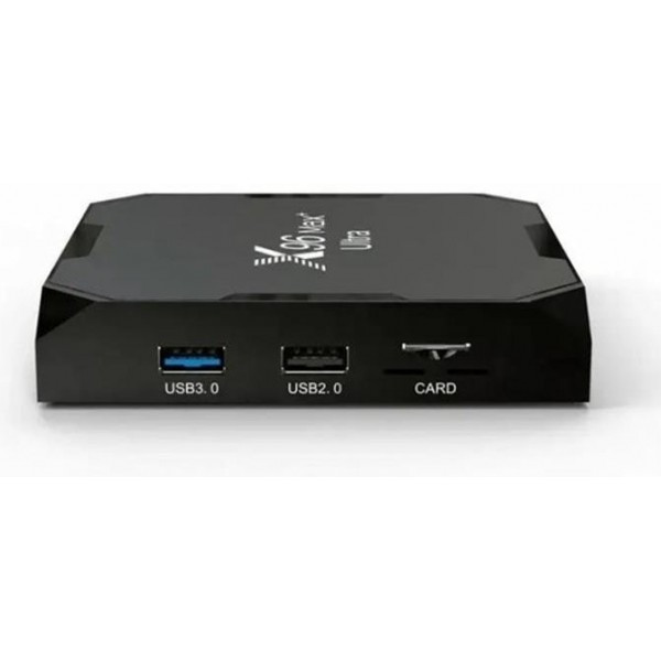 Vontar ТВ-приставка Smart TV X96 MAX+ Ultra 4/32GB Android TV (905x4) Black (Код товару:36170) Харків - зображення 4