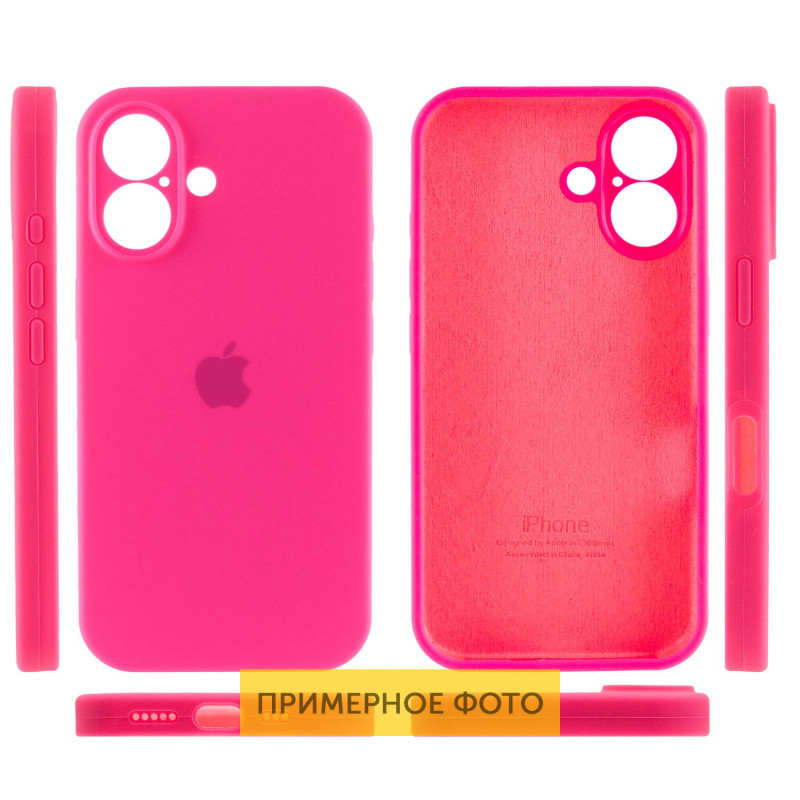 Чехол Silicone Case Full Camera Protective (AA) для Apple iPhone 16 (6.1") Херсон - зображення 3