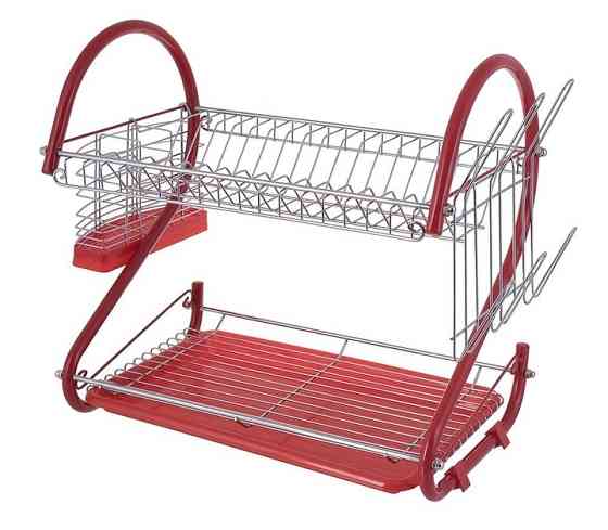 Сушарка настільна 2-х ярусна Edenberg EB-2110-Red 55х25,5х39,5 см червона Київ