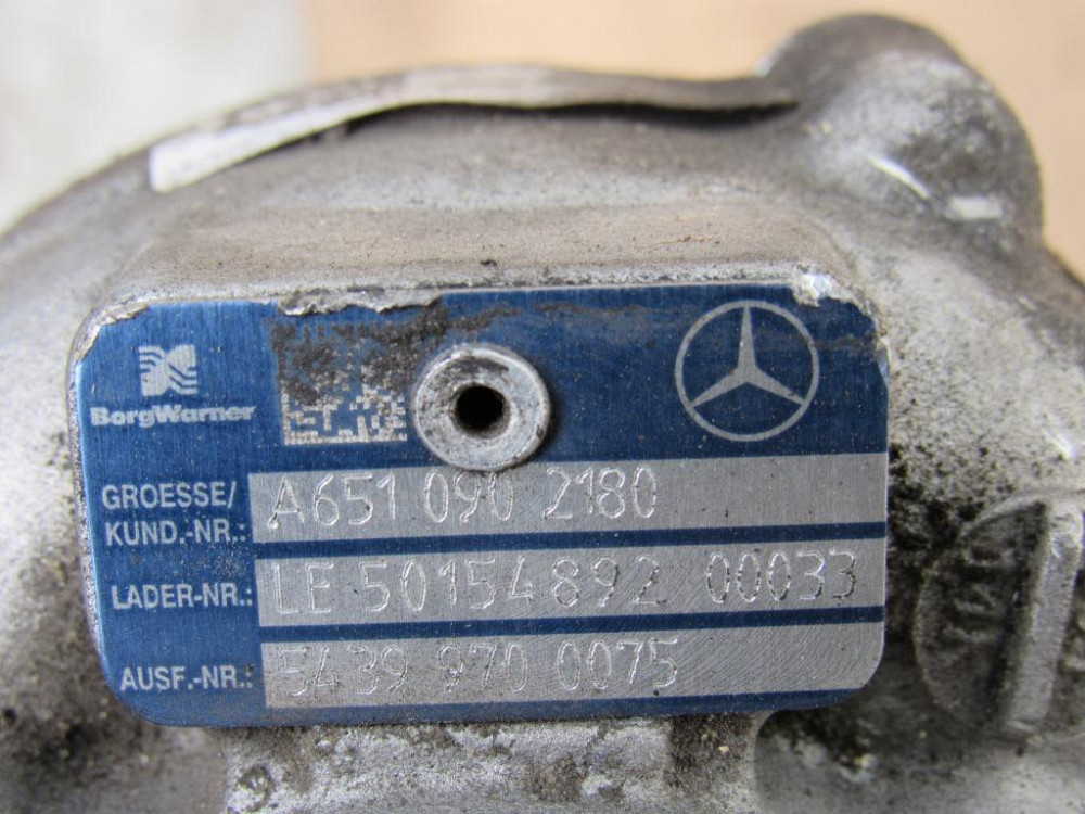 Турбина Mercedes Sprinter 2.2 Bi turbo 2011-2019 (A6510902180) Ковель - зображення 4