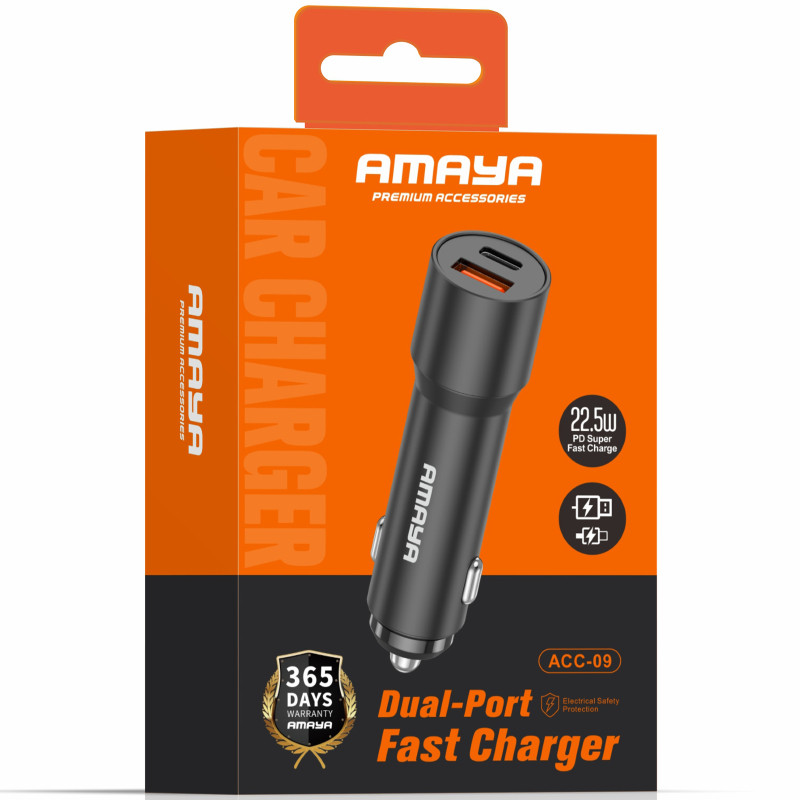Уценка АЗУ Amaya ACC-09 PD22.5W+QC3.0 total 40.5W (1USB-A/1C) Херсон - зображення 2