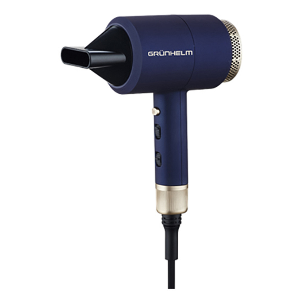 Фен Grunhelm GHD-596B 1800 Вт синій Київ - зображення 1