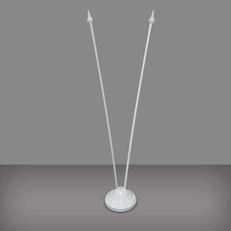 Подставка для флажков пластиковая настольная двухрожковая Київ - зображення 5